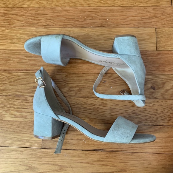 Free People Sage Green Kitten Heel - Picture 2 of 4